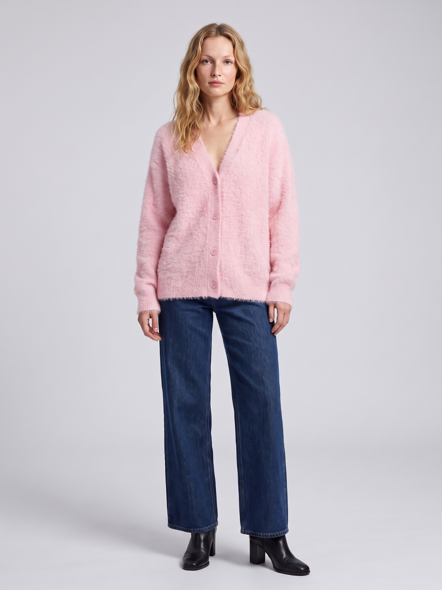 Mia | Cozy Oversized V-Neck Cardigan 2