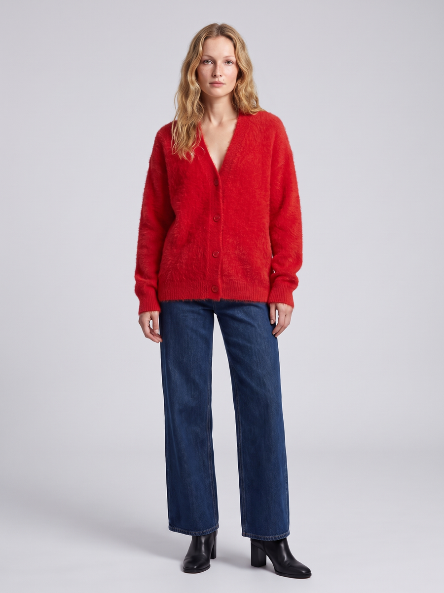 Mia | Cozy Oversized V-Neck Cardigan 3