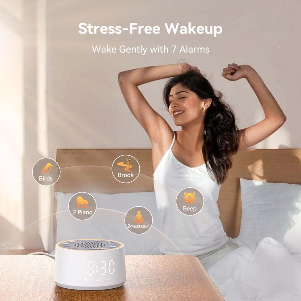 Nova Sound Machine | White Noise Machine for Sleep with Adjustable Volume | Soothing Sounds for Restful Nights 3