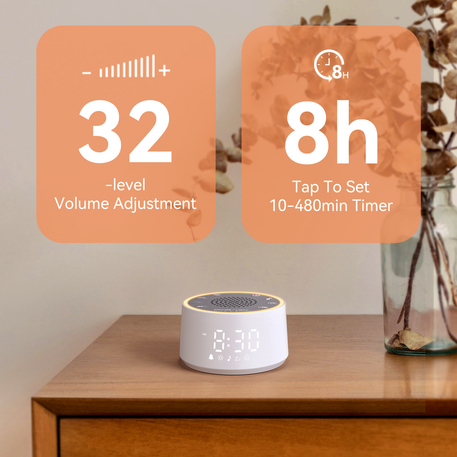 Nova Sound Machine | White Noise Machine for Sleep with Adjustable Volume | Soothing Sounds for Restful Nights 4