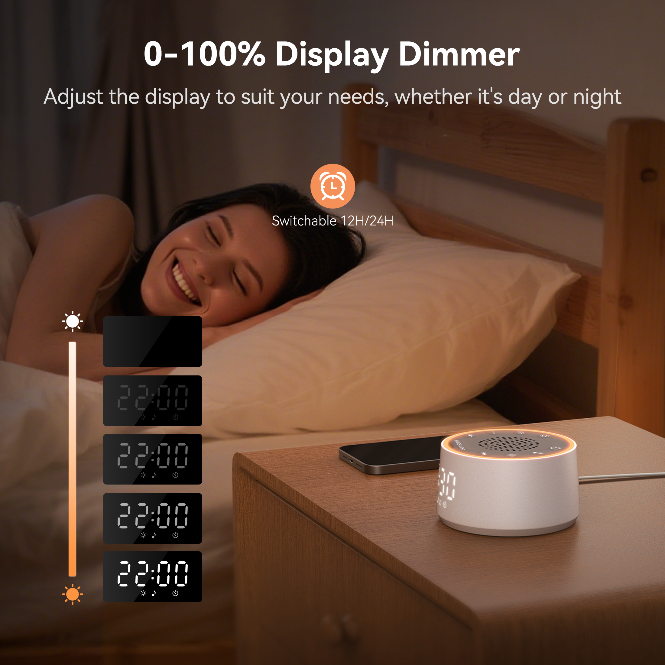 Nova Sound Machine | White Noise Machine for Sleep with Adjustable Volume | Soothing Sounds for Restful Nights 6
