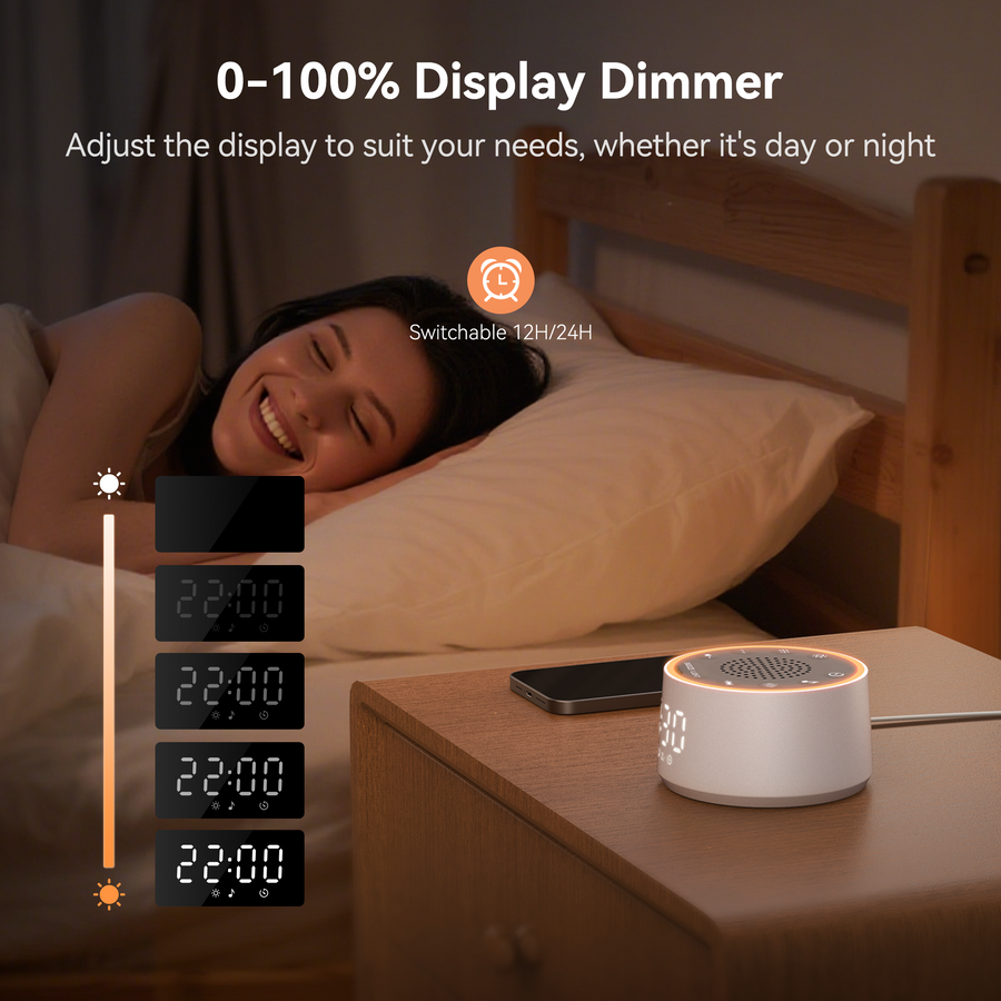 Nova Sound Machine | White Noise Machine for Sleep with Adjustable Volume | Soothing Sounds for Restful Nights 6