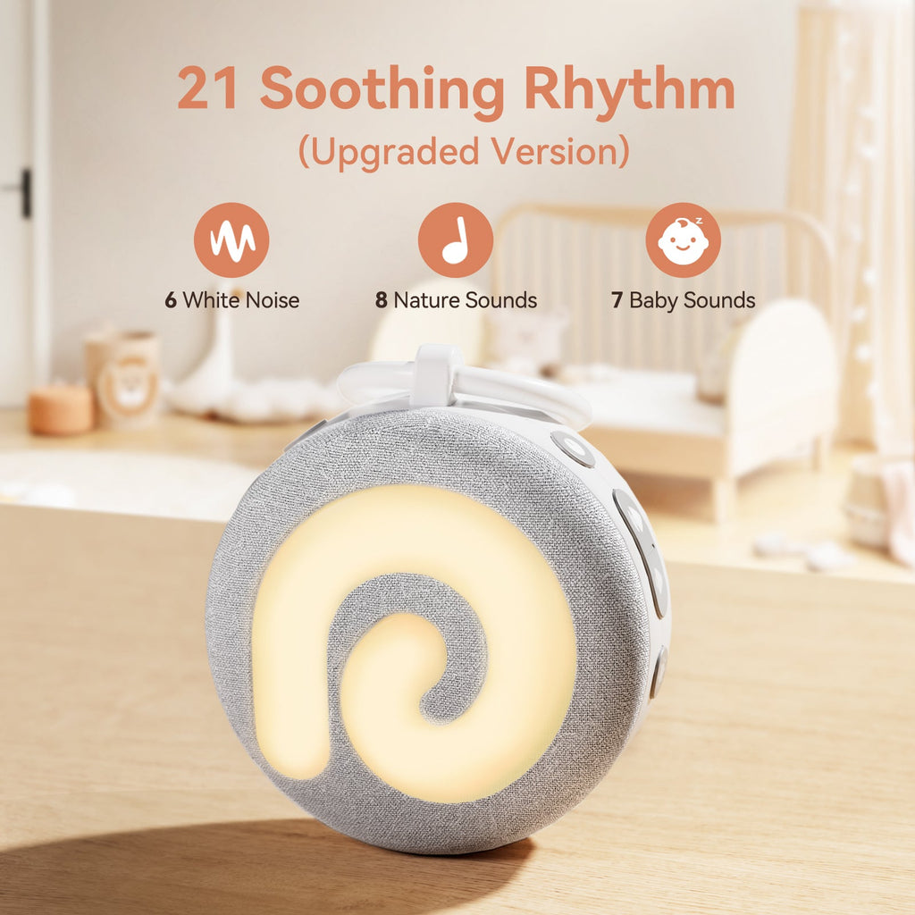 Portable White Noise Machine | Sleep Sound Therapy with 10 Soothing Sounds | Compact Design for Restful Sleep 4
