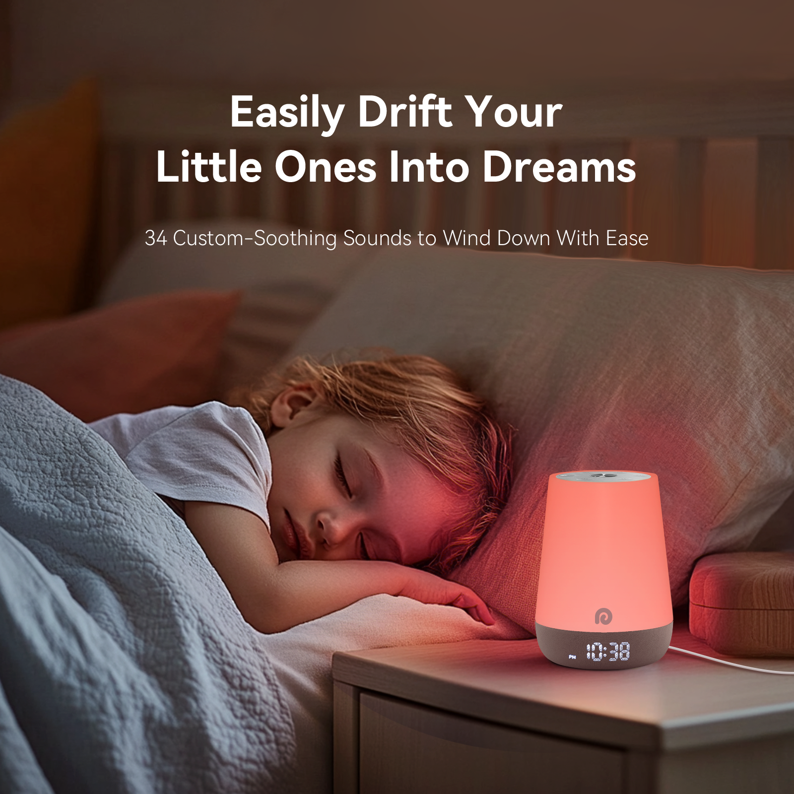 Smart Baby Sleep Trainer | Gentle Night Light & Soothing Sounds | Sleep Aid for Peaceful Nights 3