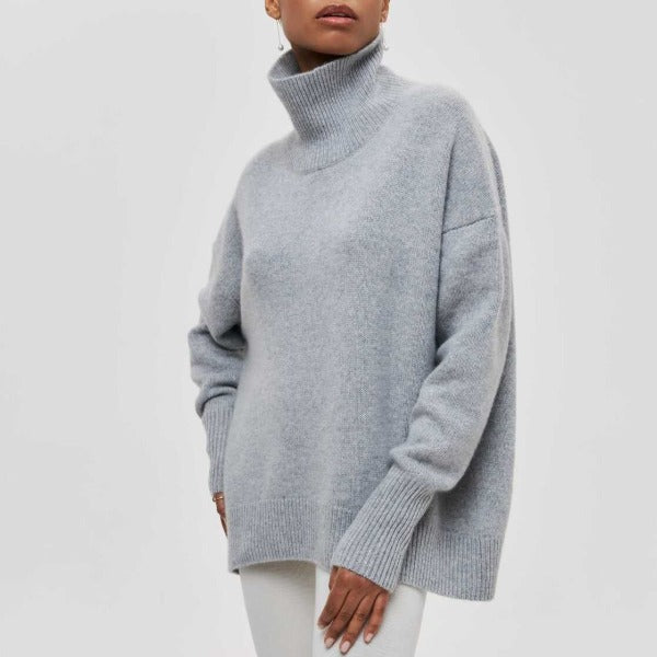 Sophie | Cozy Relaxed Turtleneck Knit Sweater 5