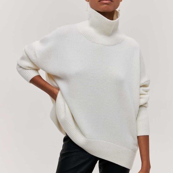 Sophie | Cozy Relaxed Turtleneck Knit Sweater 7
