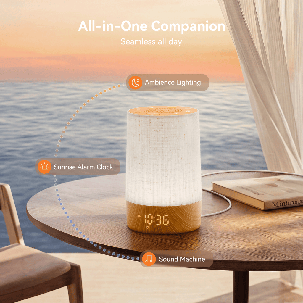 Sunrise Beam | Sunrise Alarm Clock with Gradual Light Simulation | Digital Wake-Up Light for Refreshing Mornings 1