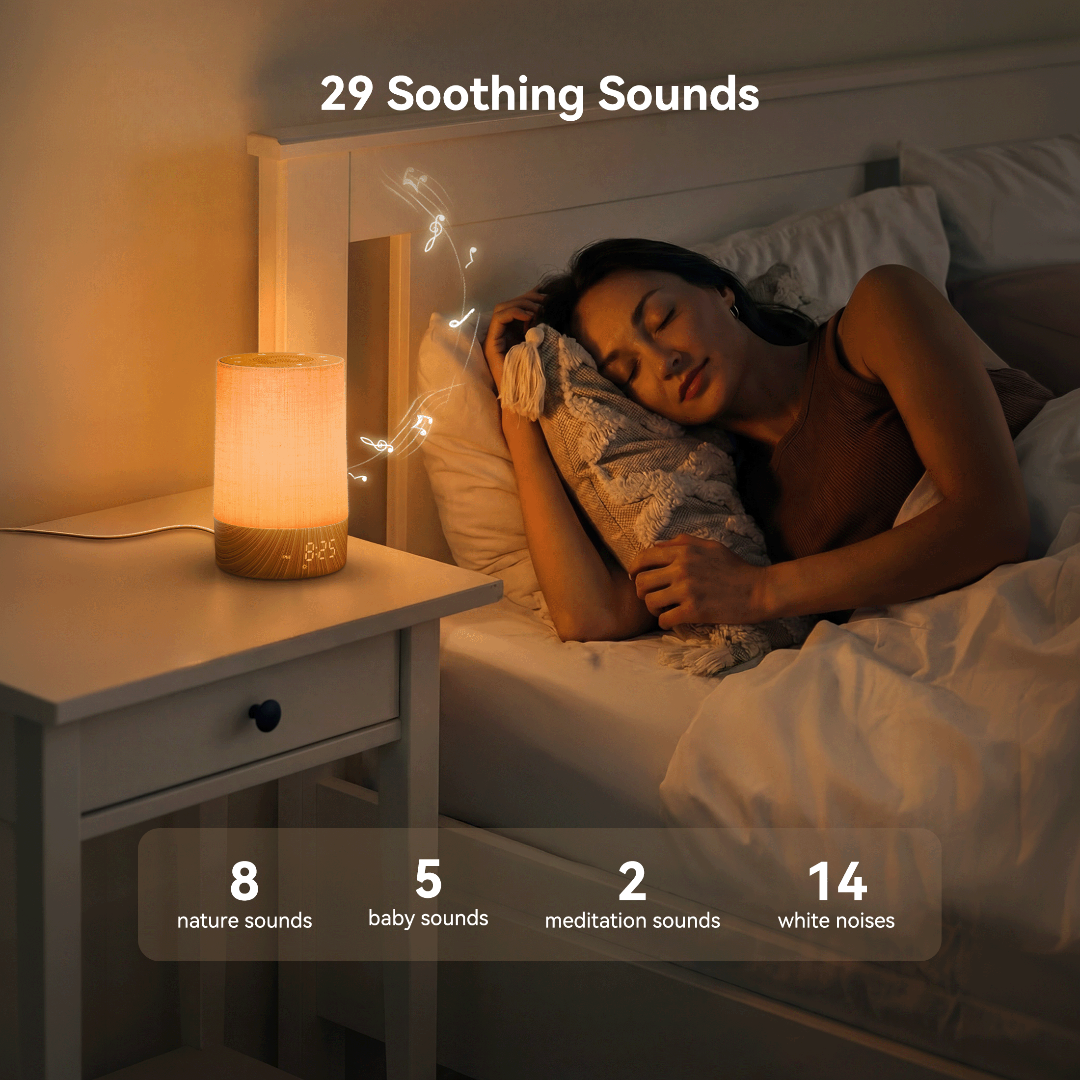 Sunrise Beam | Sunrise Alarm Clock with Gradual Light Simulation | Digital Wake-Up Light for Refreshing Mornings 3