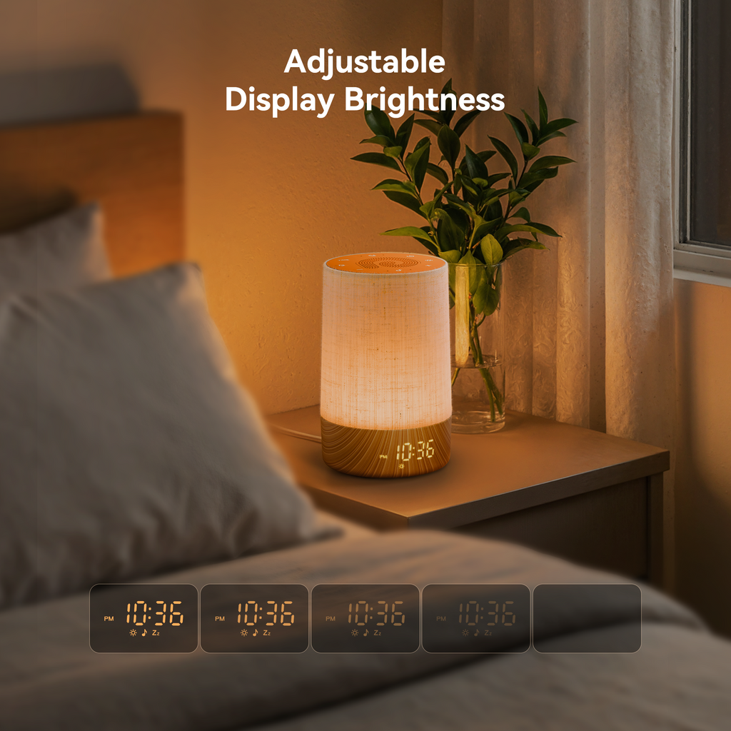 Sunrise Beam | Sunrise Alarm Clock with Gradual Light Simulation | Digital Wake-Up Light for Refreshing Mornings 6