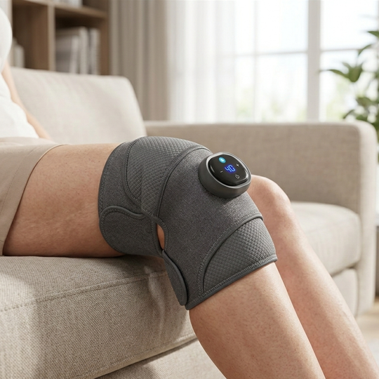 Alverra Electric Knee Massager — Heat & Vibration, Rechargeable