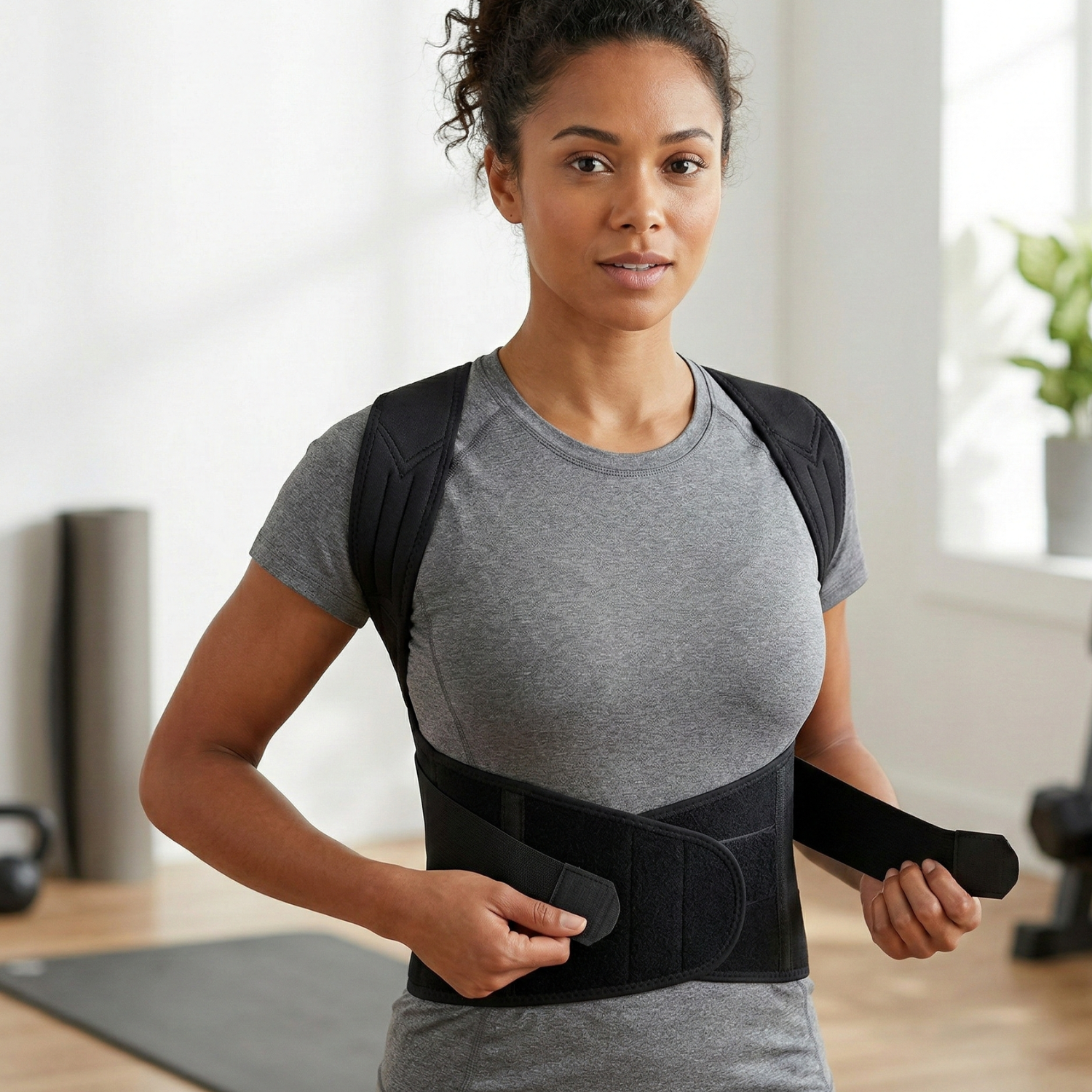 Alverra Posture Corrector Brace — Adjustable, Lightweight, Discreet