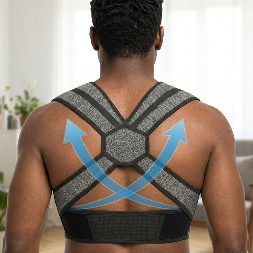 Alverra BambooSpine Posture Corrector — Eco-Friendly, Breathable, Discreet