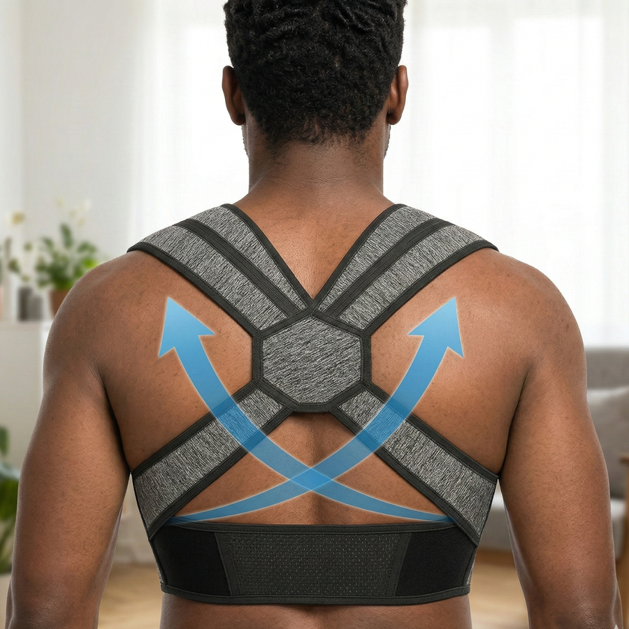 Alverra BambooSpine Posture Corrector — Eco-Friendly, Breathable, Discreet