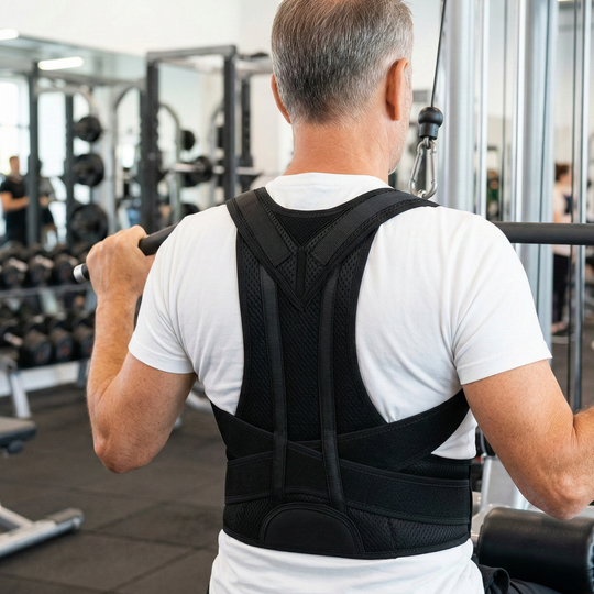 Alverra ErgoPosture Back Brace — Adjustable, Breathable, Spinal Alignment