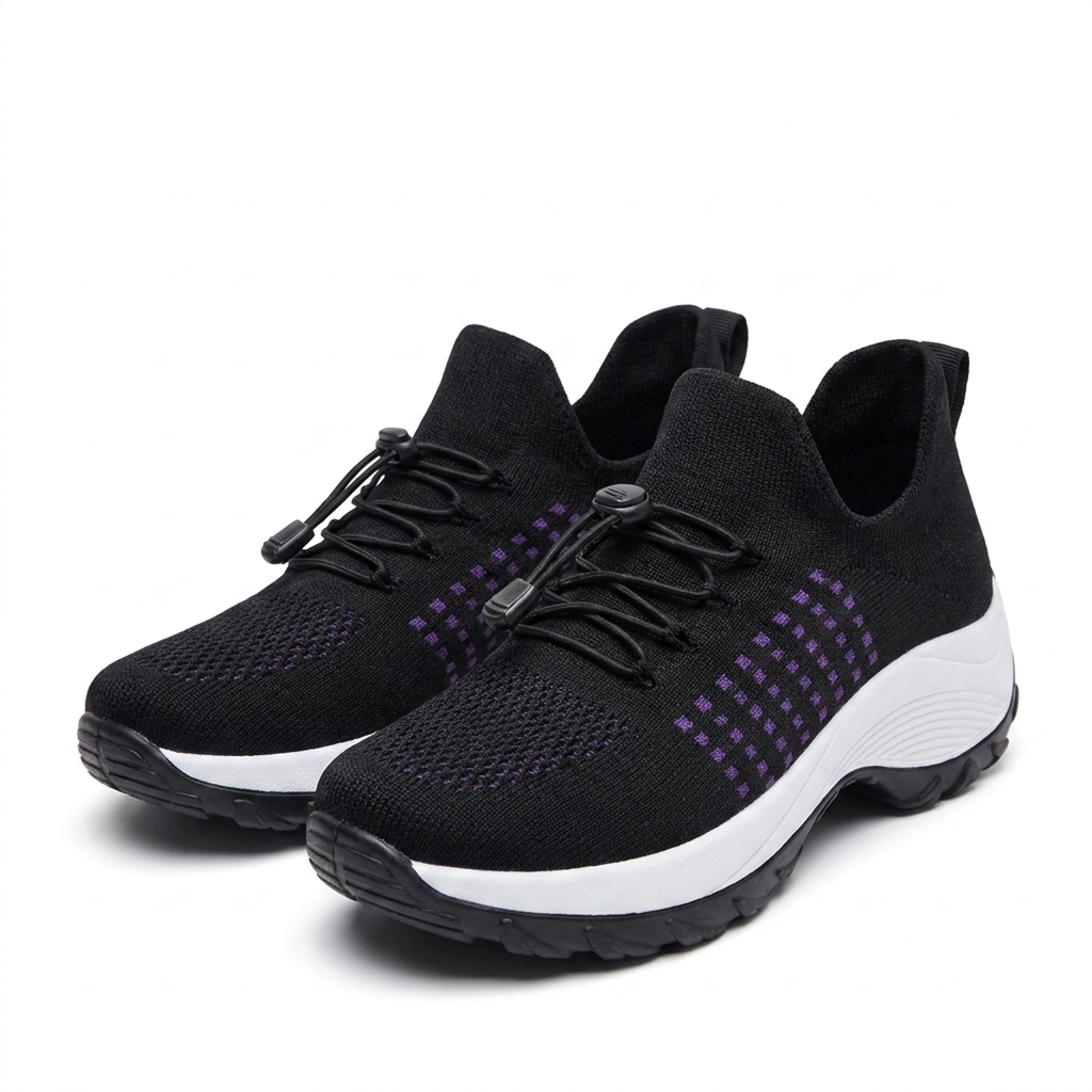 Alverra Comfort Ortho Sneakers on pure white background